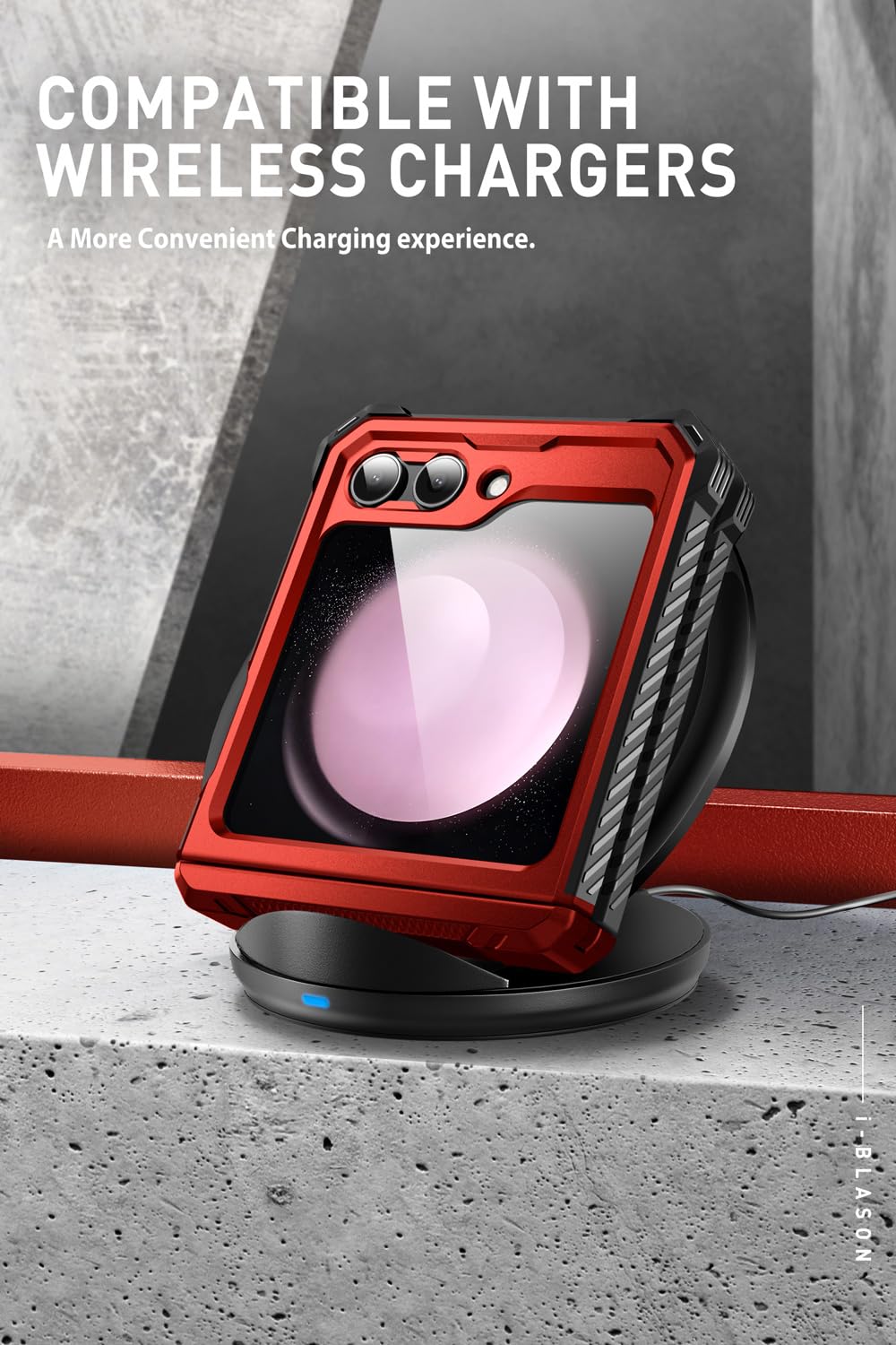 Foto 5 pulgar | Funda I-blason De La Serie Armorbox Para Samsung Galaxy Z Flip 5 5g - Venta Internacional.