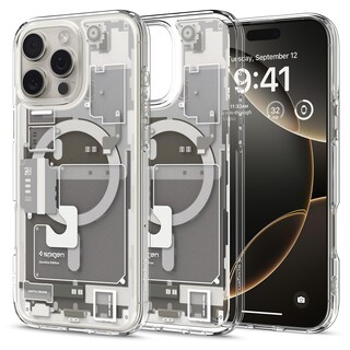 Foto 1 | Funda Spigen Ultra Hybrid Magfit Para Iphone 16 Pro, Color Amarillo - Venta Internacional.