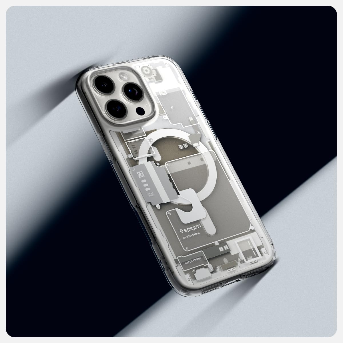 Foto 3 | Funda Spigen Ultra Hybrid Magfit Para Iphone 16 Pro, Color Amarillo - Venta Internacional.
