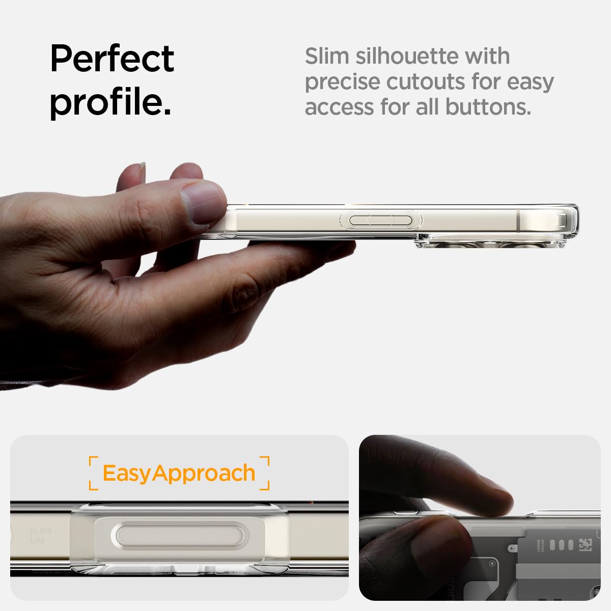 Foto 7 | Funda Spigen Ultra Hybrid Magfit Para Iphone 16 Pro, Color Amarillo - Venta Internacional.