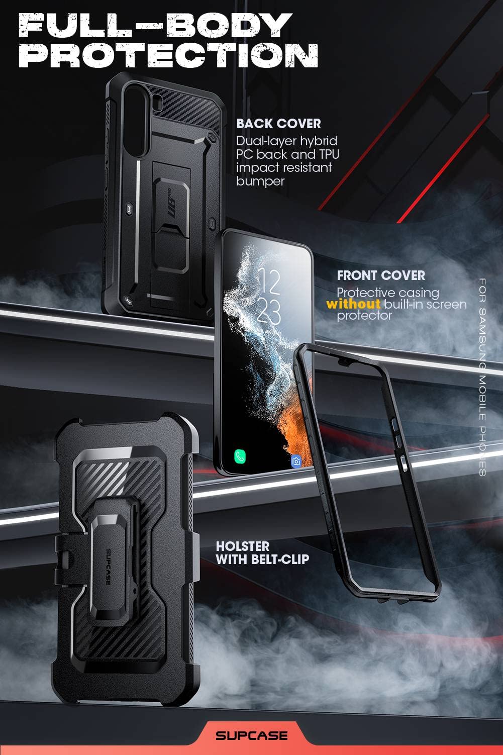 Foto 6 pulgar | Funda De Teléfono Supcase Unicorn Beetle Pro Para Samsung Galaxy S23 - Venta Internacional.