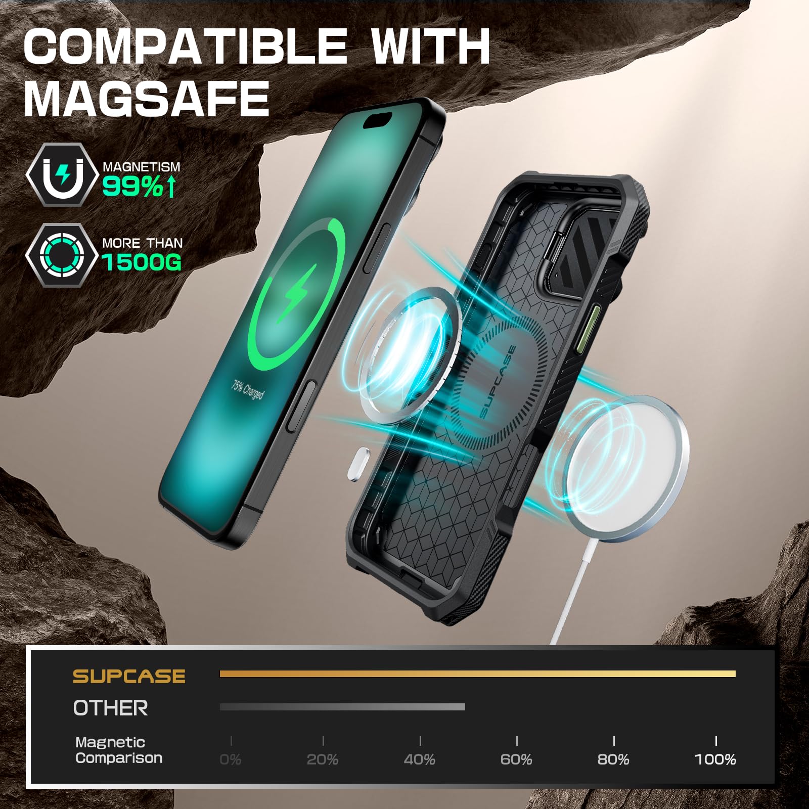 Foto 6 | Funda De Teléfono Supcase Para Iphone 16 6.1 Pulgadas 2024 Con Funda De Cámara - Venta Internacional.