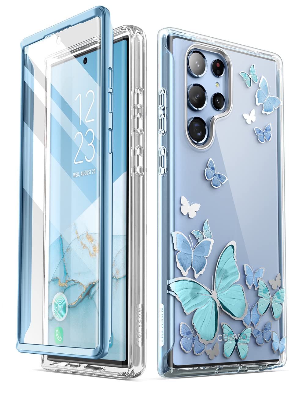 Funda I-blason De La Serie Cosmo Para Samsung Galaxy S22 Ultra 5g - Venta Internacional.