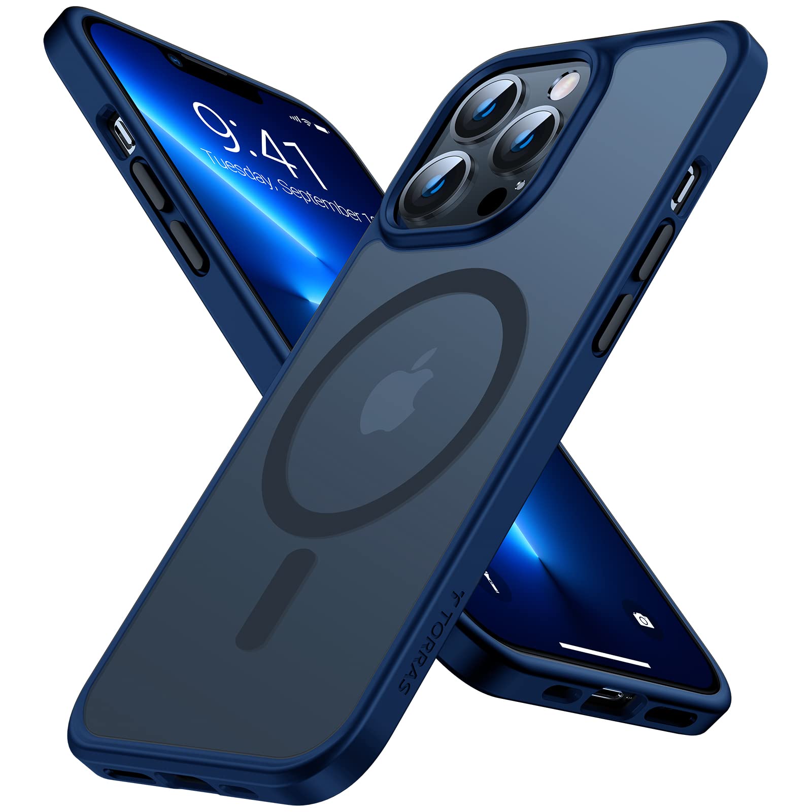 Foto 2 pulgar | Funda De Teléfono Torras Magnetic Para Iphone 12/12 Pro Blue - Venta Internacional.