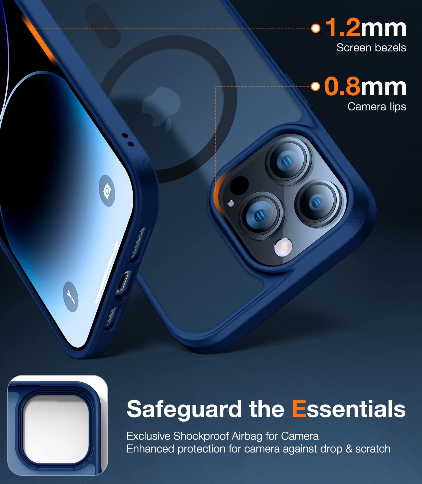 Foto 5 pulgar | Funda De Teléfono Torras Magnetic Para Iphone 12/12 Pro Blue - Venta Internacional.