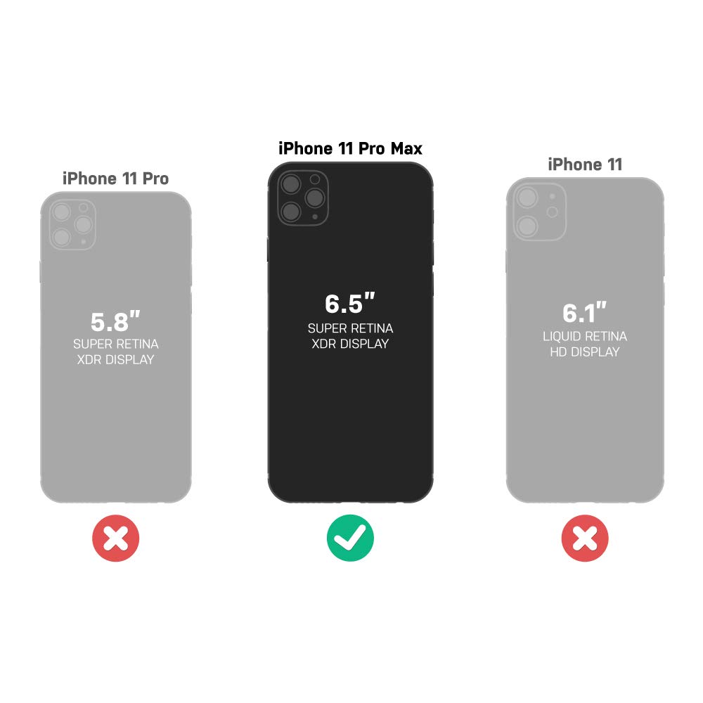 Foto 3 pulgar | Funda Otterbox Defender Series Para Iphone 11 Pro Max Negra - Venta Internacional.