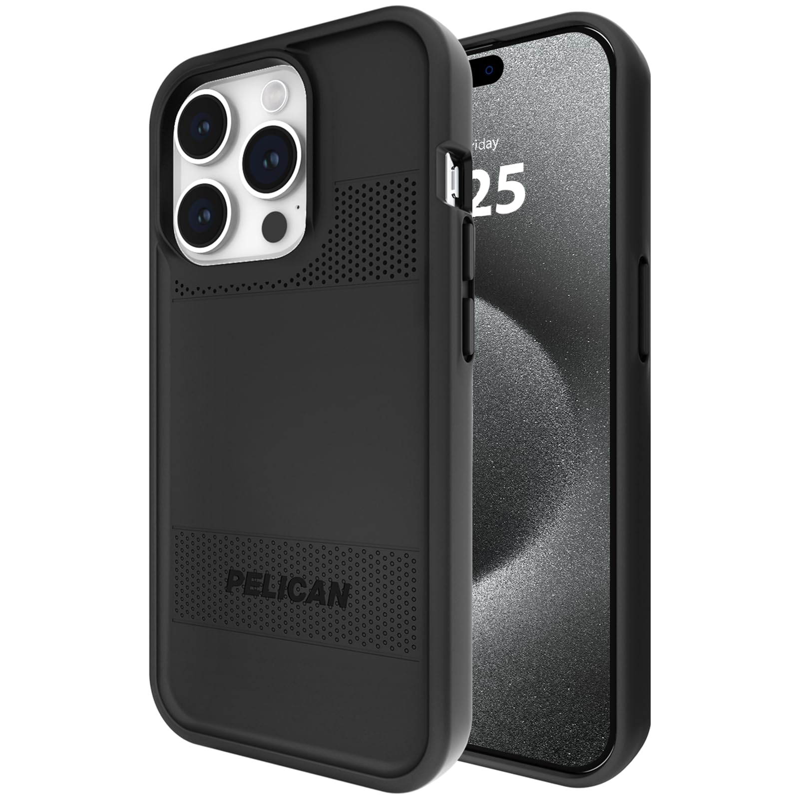 Funda Para Teléfono Pelican Protector Series Iphone 15 Pro Negra - Venta Internacional.
