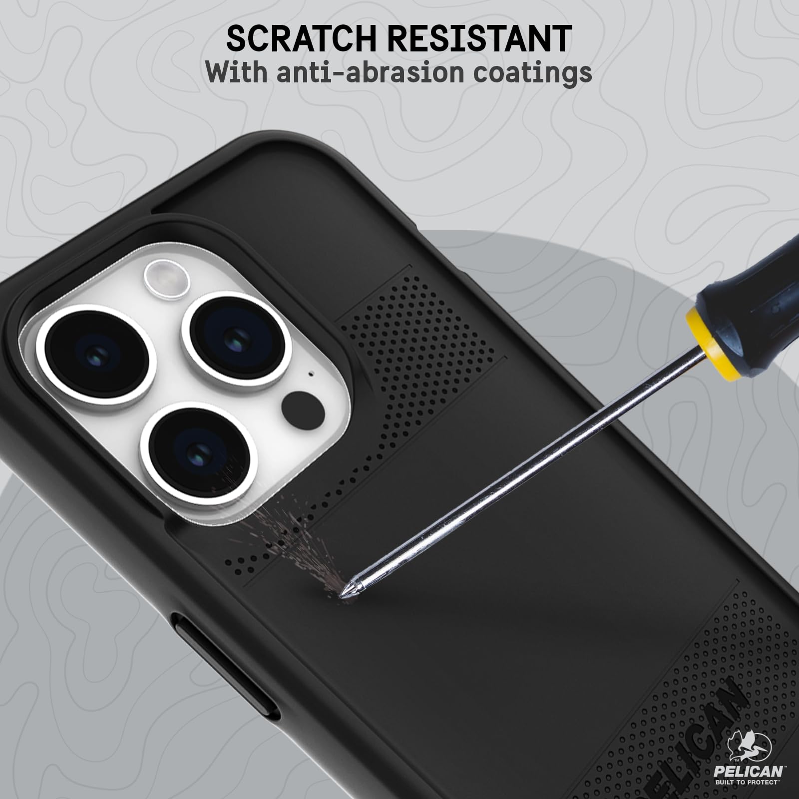 Foto 6 pulgar | Funda Para Teléfono Pelican Protector Series Iphone 15 Pro Negra - Venta Internacional.