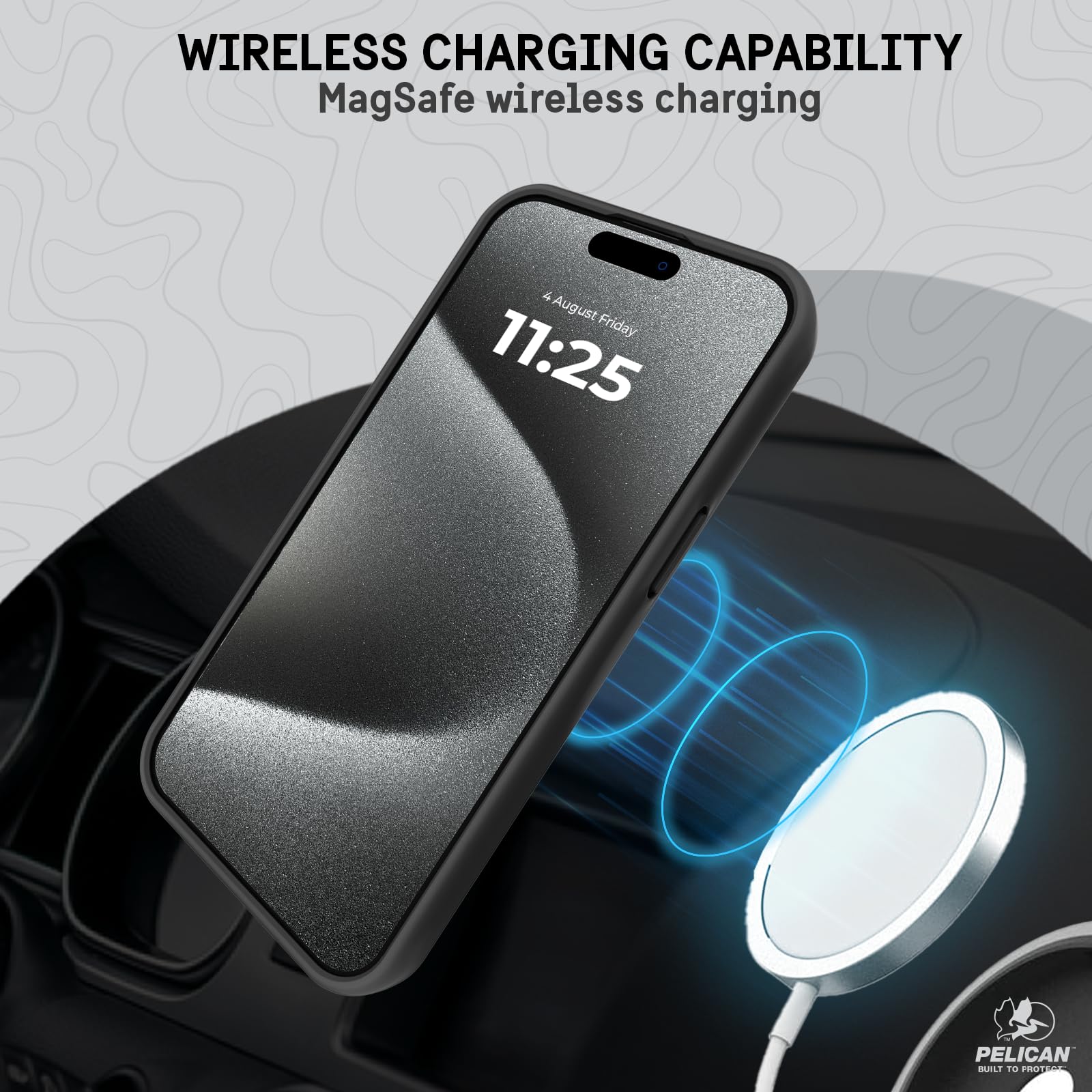 Foto 8 pulgar | Funda Para Teléfono Pelican Protector Series Iphone 15 Pro Negra - Venta Internacional.
