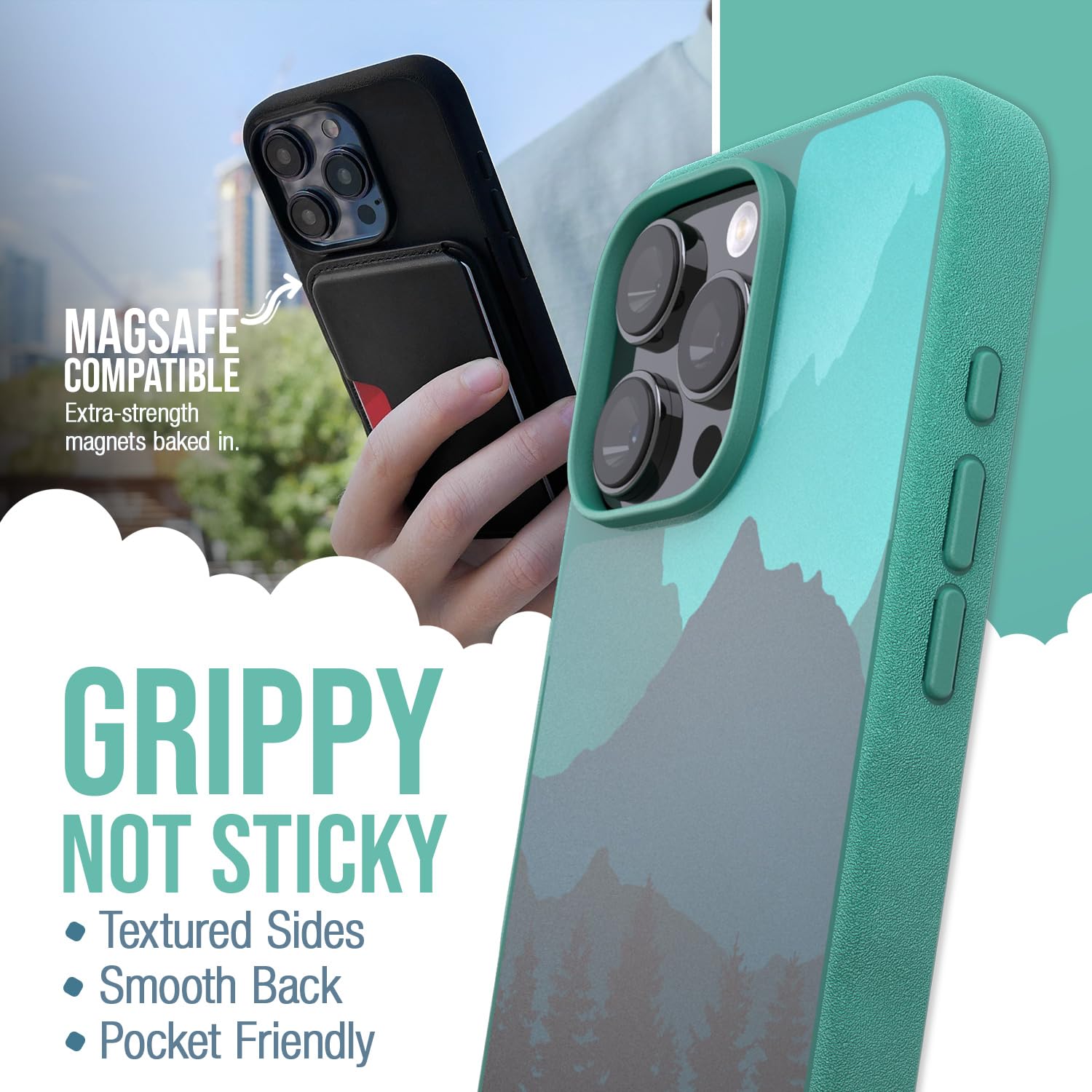 Foto 2 | Funda Smartish  Para Iphone 16 Pro Max Magsafe Con Agarre Magnético - Venta Internacional.