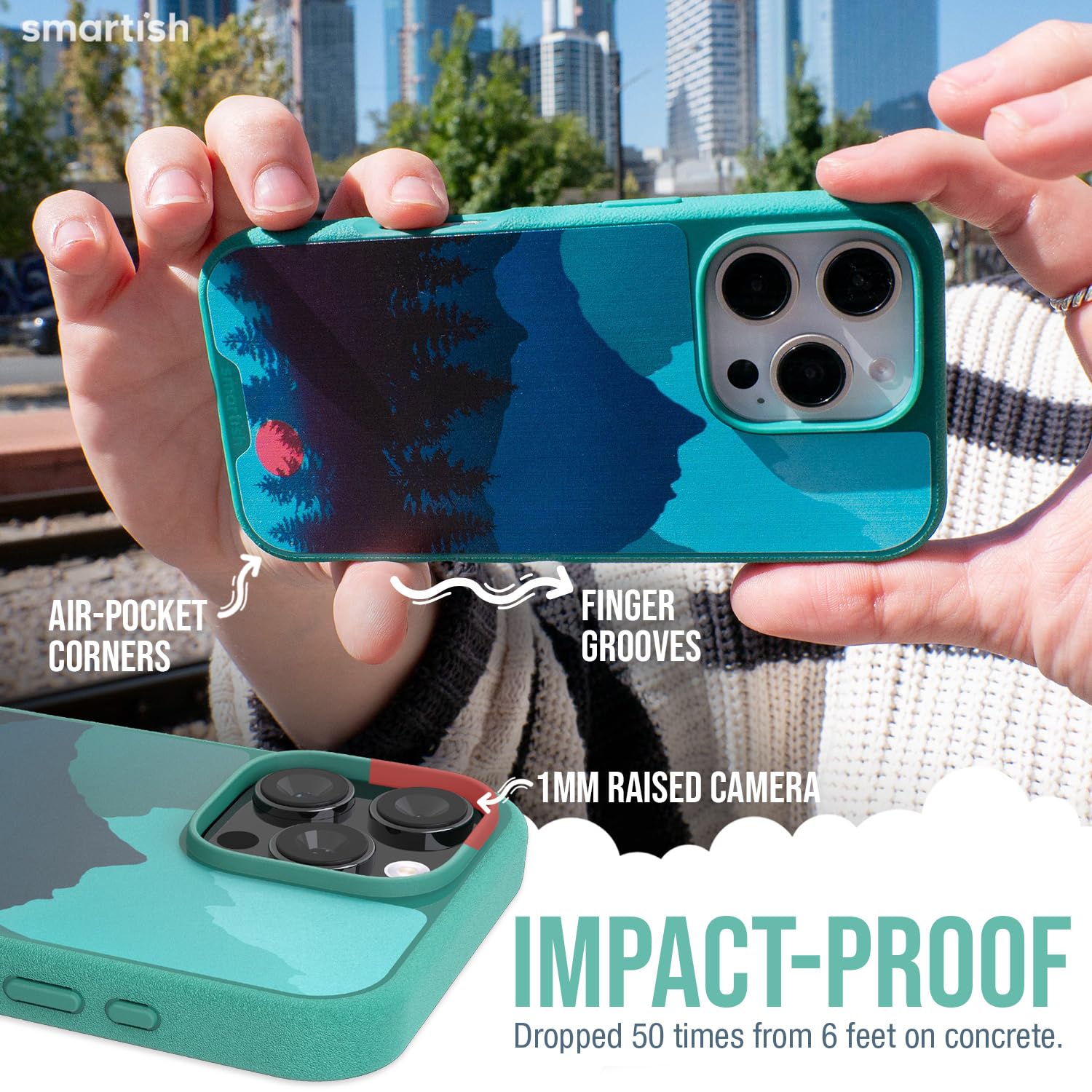 Foto 5 pulgar | Funda Smartish  Para Iphone 16 Pro Max Magsafe Con Agarre Magnético - Venta Internacional.