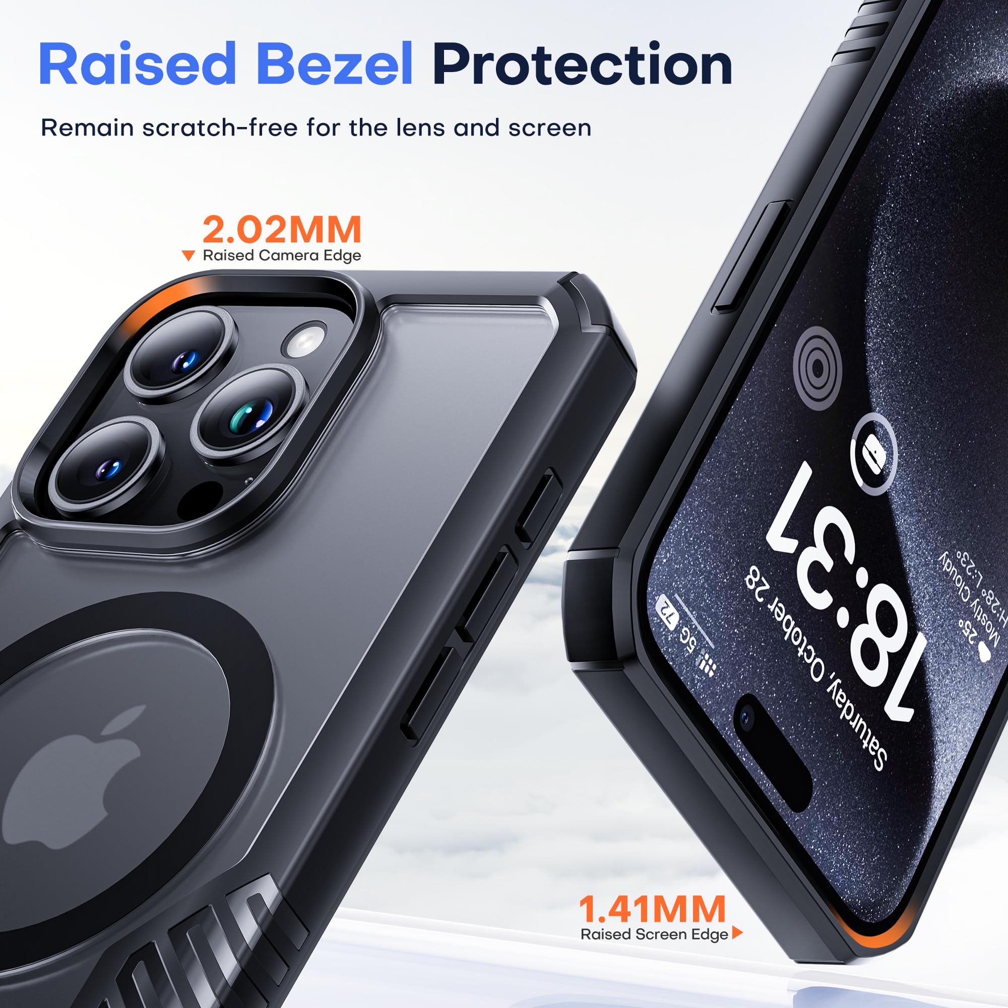 Foto 6 | Funda Mobosi Para Iphone 15 Pro Max Con Protector De Pantalla - Venta Internacional.