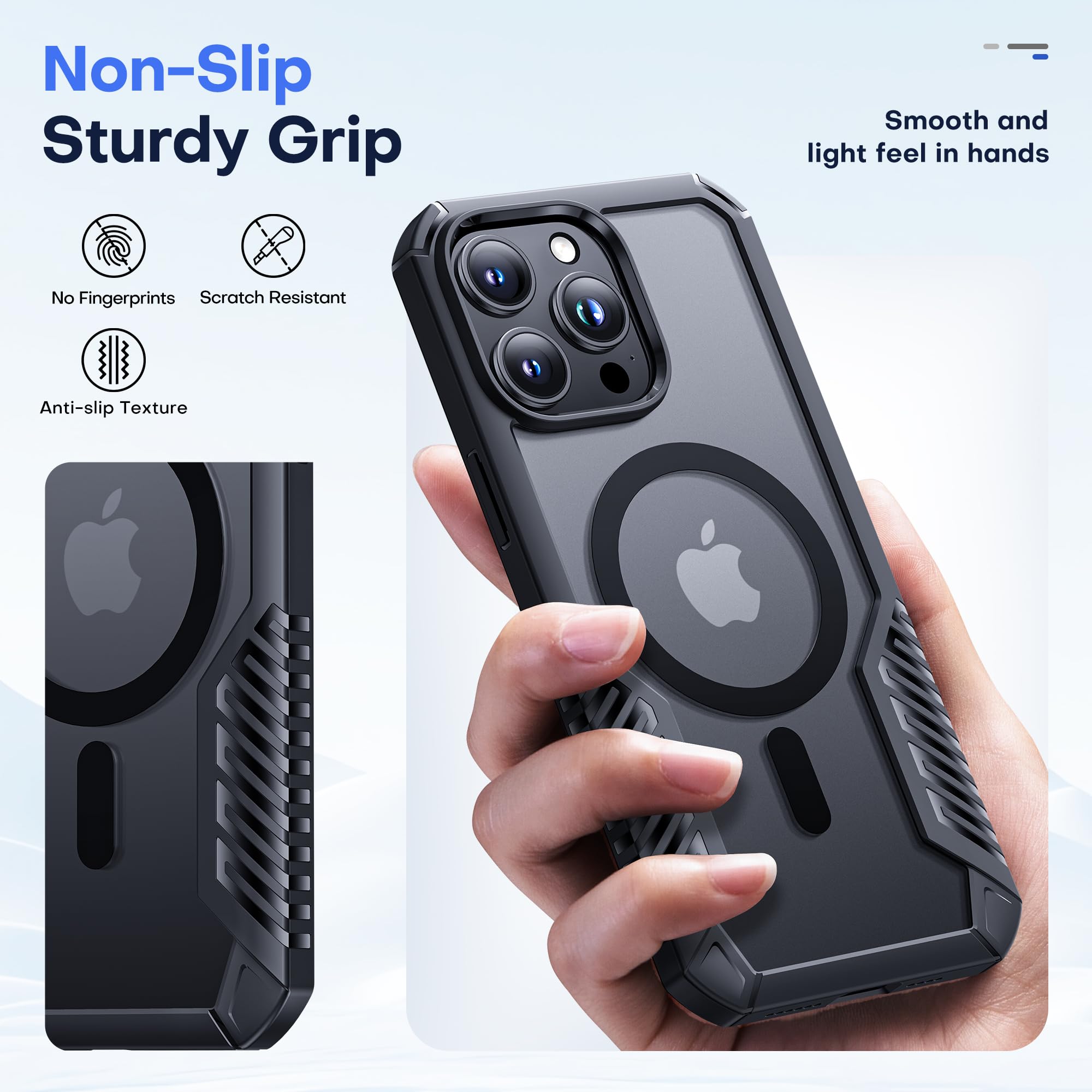 Foto 7 | Funda Mobosi Para Iphone 15 Pro Max Con Protector De Pantalla - Venta Internacional.