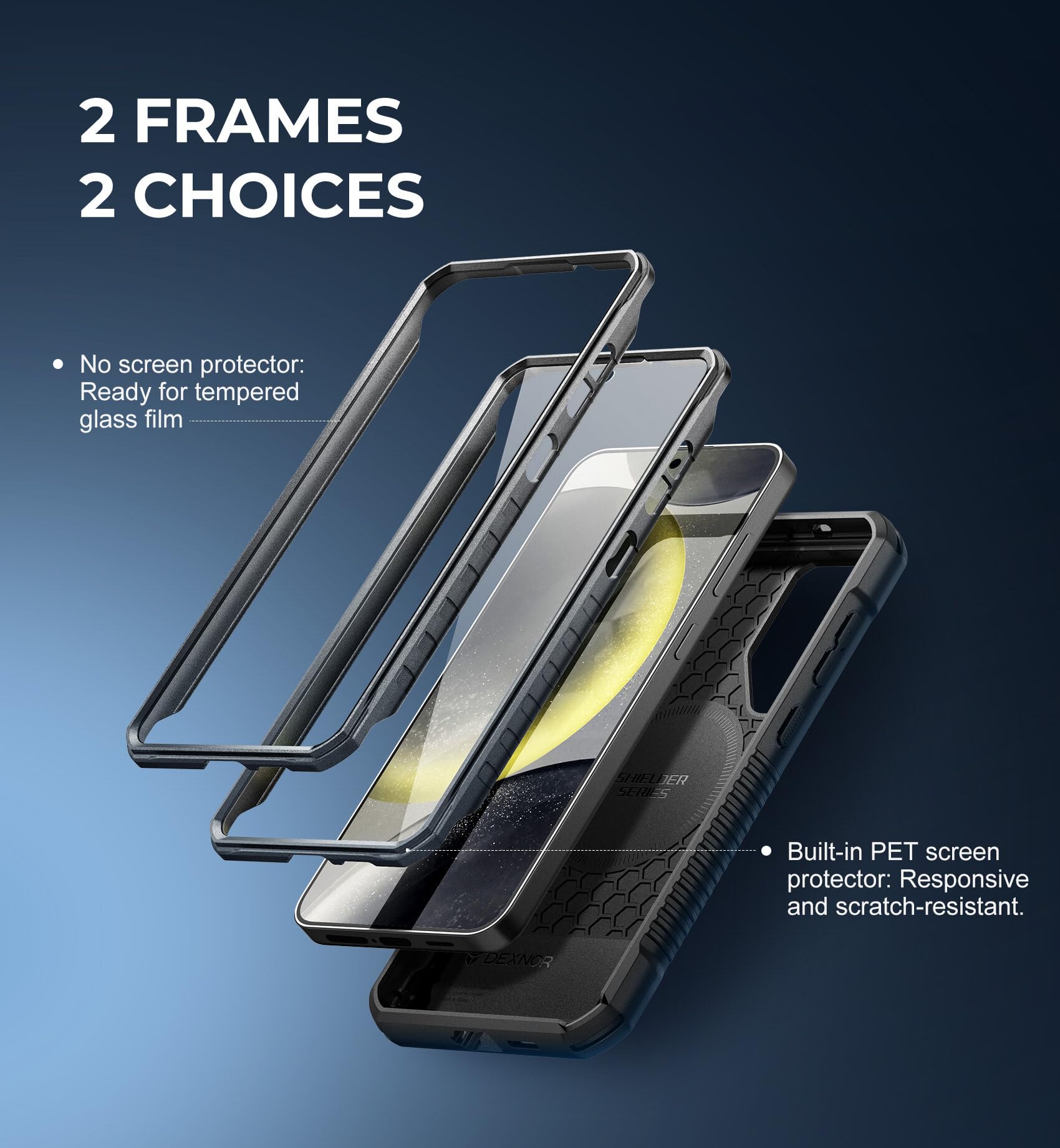 Foto 6 pulgar | Funda Magnética Dexnor Para Samsung Galaxy S24 Plus Negra - Venta Internacional.