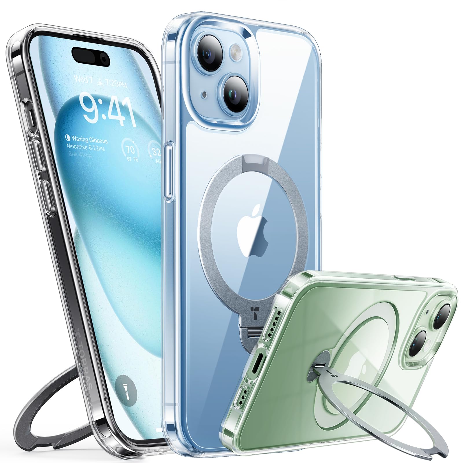 Funda Para Teléfono Torras, Mejorada, Con Giro De 360°, Soporte Magnético Para Iphone 15 - Venta Internacional.