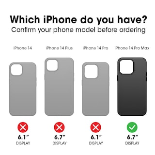 Foto 2 | Funda Otterbox Symmetry Series+ Para Iphone 14 Pro Max, Color Negro - Venta Internacional.