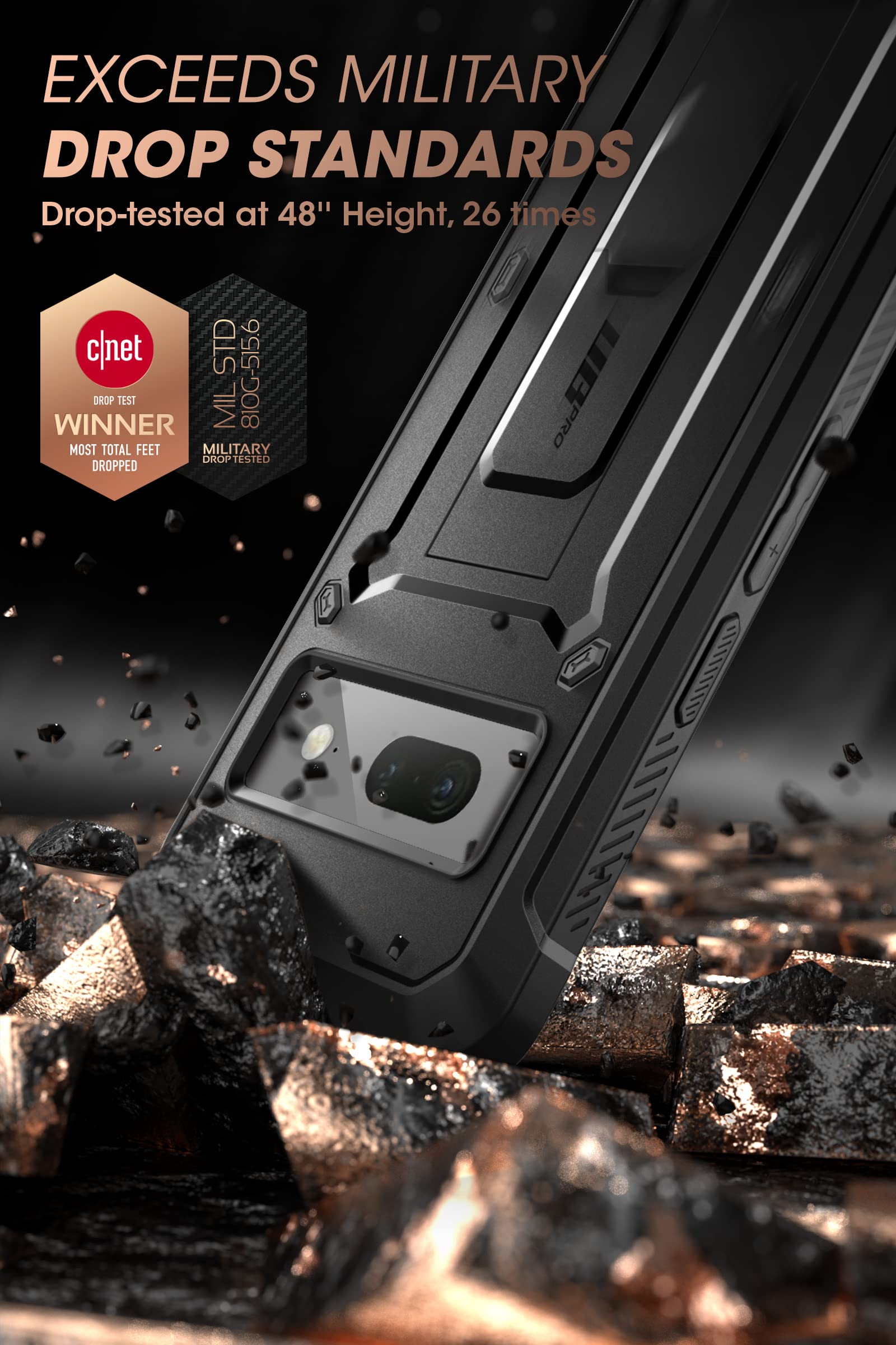 Foto 4 pulgar | Funda De Teléfono Supcase Outdoor Para Google Pixel 7 Unicorn Beetle Pro - Venta Internacional.