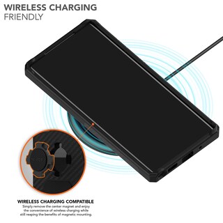 Foto 6 | Funda Rokform Para Galaxy Note 20, Ultra Magnética, Con Cierre Giratorio, Color Negro - Venta Internacional.