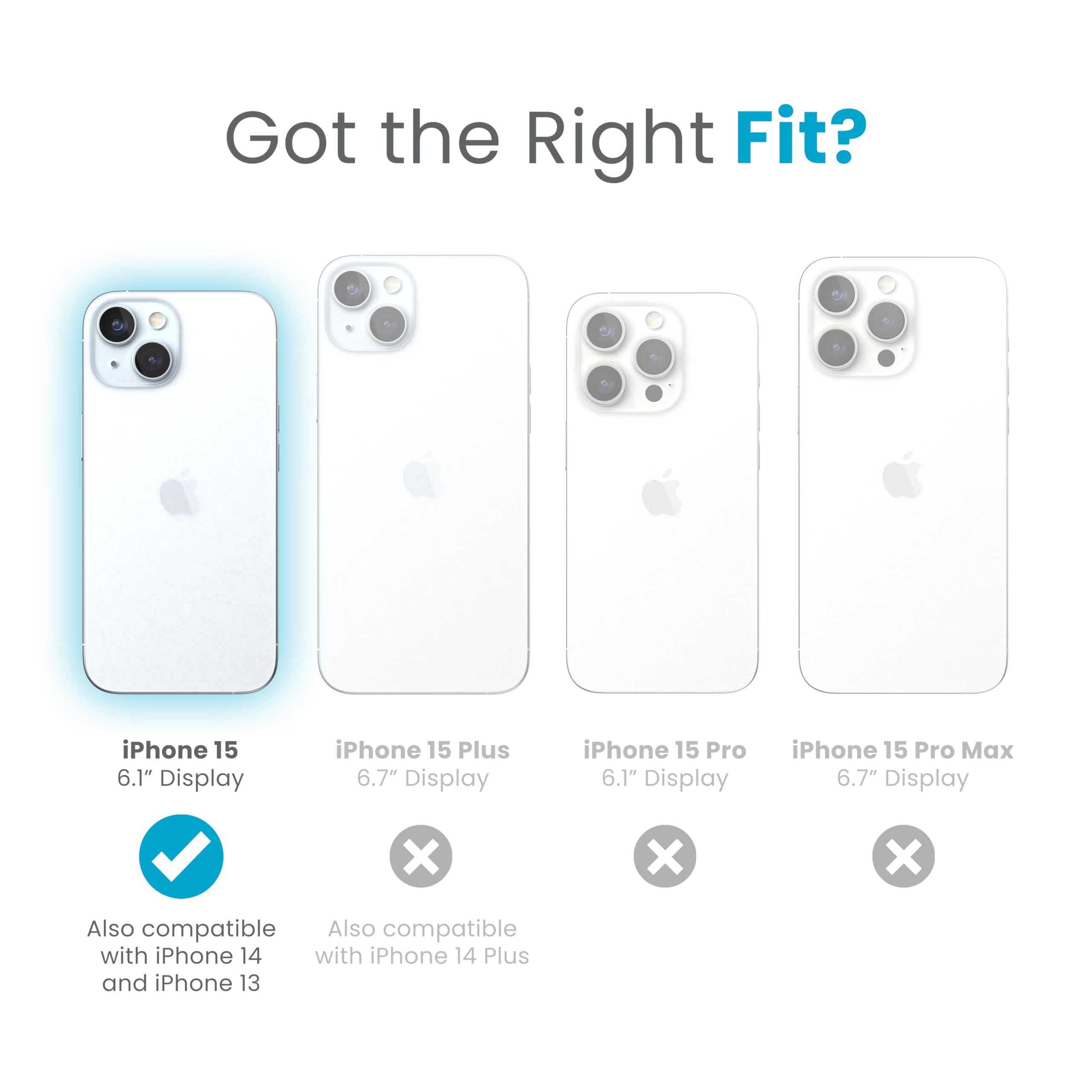 Foto 3 pulgar | Funda De Teléfono Speck Clear Gemshell Para Iphone 15/14/13 De 6.1 Pulgadas - Venta Internacional.