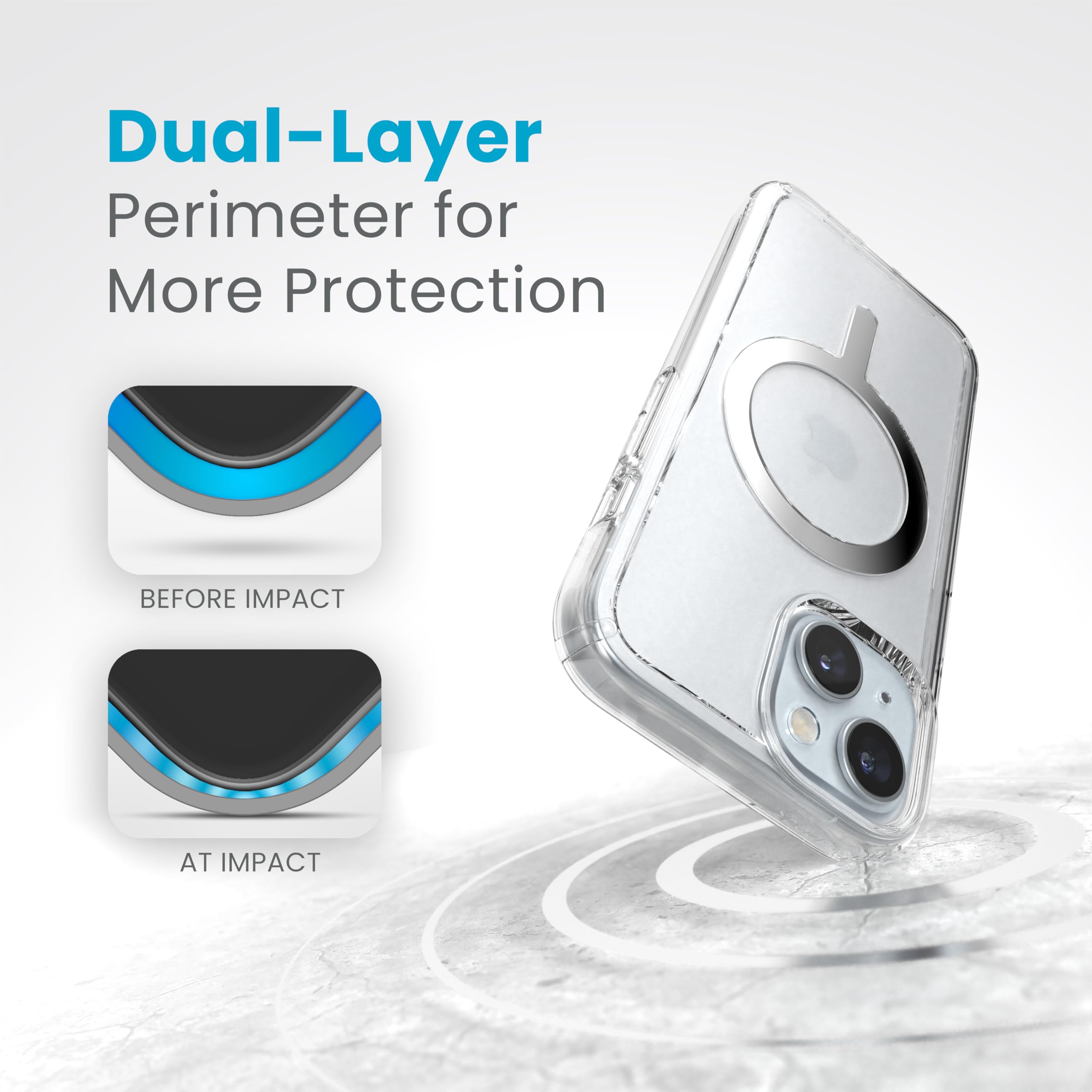 Foto 5 pulgar | Funda De Teléfono Speck Clear Gemshell Para Iphone 15/14/13 De 6.1 Pulgadas - Venta Internacional.