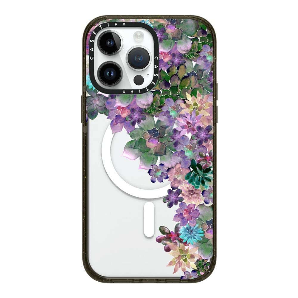 Foto 3 pulgar | Funda Para Teléfono: Tify Impact Iphone 14 Pro Max My Succulent Garden - Venta Internacional.