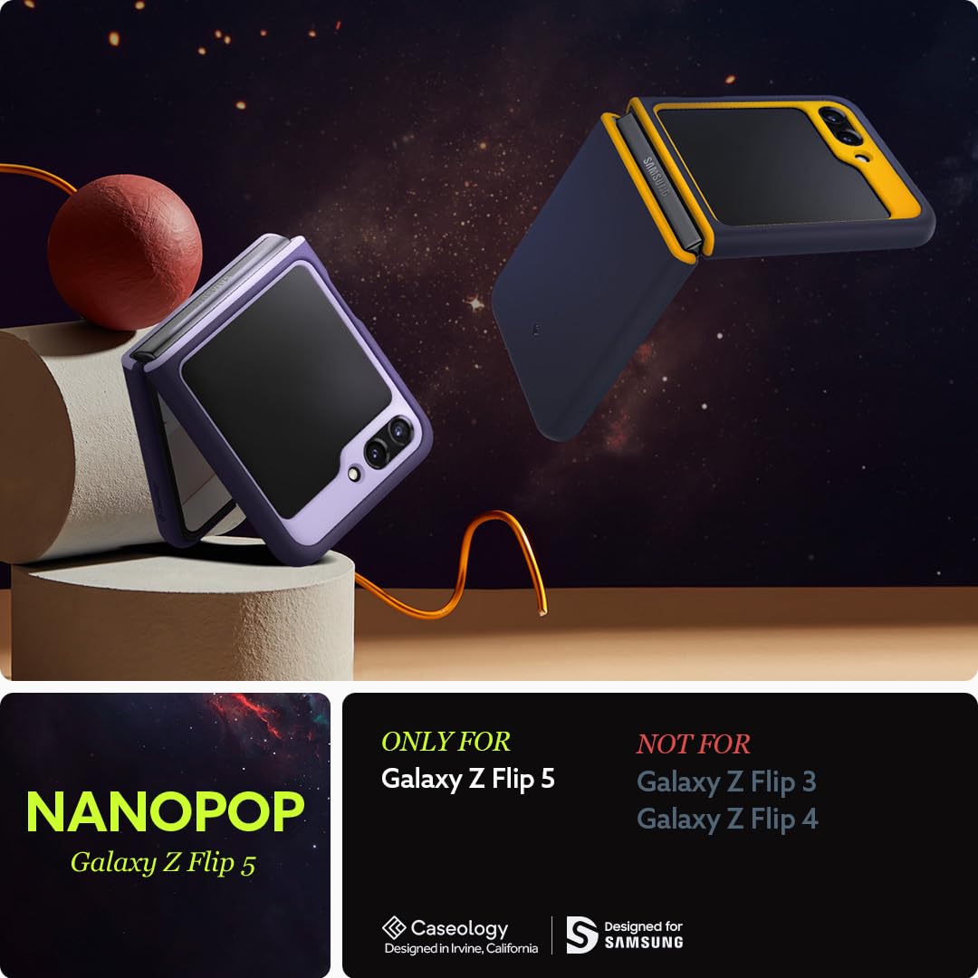 Foto 3 pulgar | Funda De Silicona Caseology Nano Pop Para Samsung Galaxy Z Flip 5 - Venta Internacional.