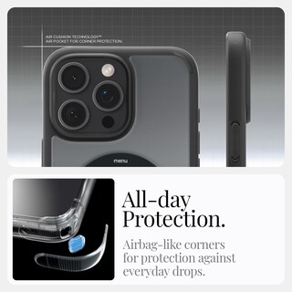 Foto 5 | Funda Spigen Ultra Hybrid Magfit Para Iphone 16 Pro Classic, Color Negro - Venta Internacional.