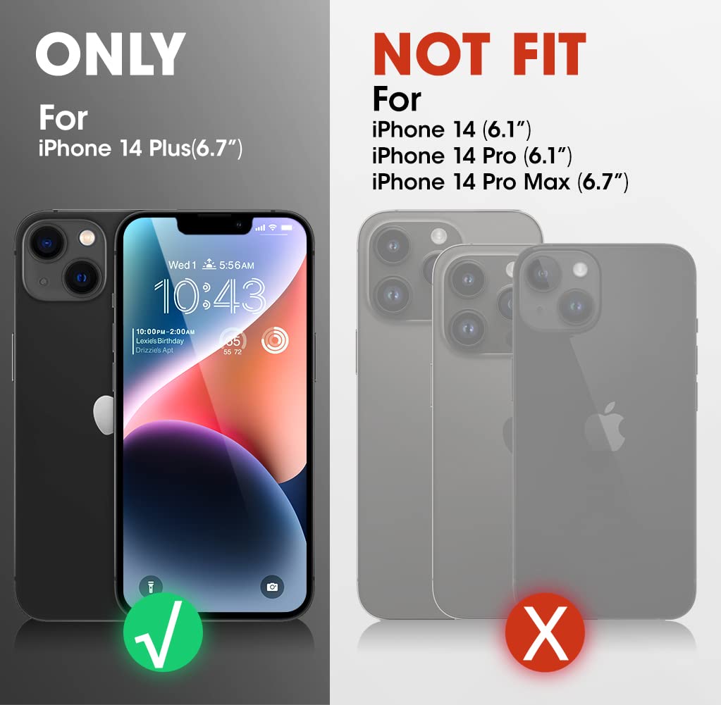 Foto 2 | Funda I-blason Armorbox Para Iphone 14 Plus Con Soporte Y Clip Para Cinturón - Venta Internacional.