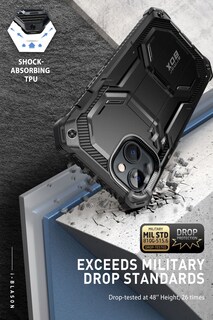 Foto 3 | Funda I-blason Armorbox Para Iphone 14 Plus Con Soporte Y Clip Para Cinturón - Venta Internacional.