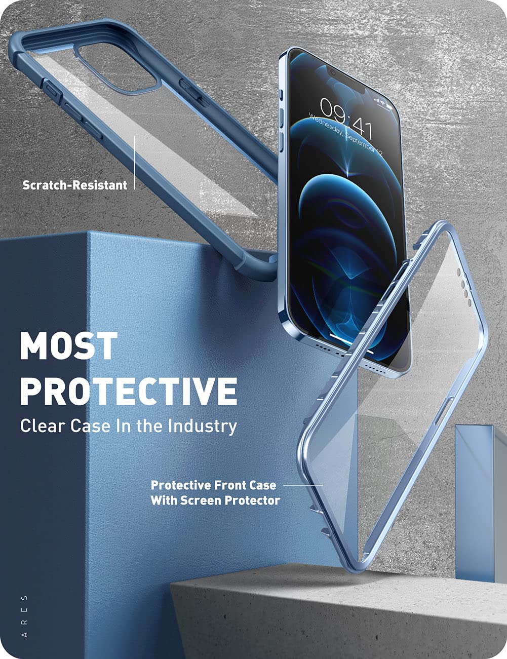 Foto 4 pulgar | Funda De Teléfono I-blason Ares Para Iphone 13 Pro De 6.1 Pulgadas Con Protector De Pantalla - Venta Internacional.