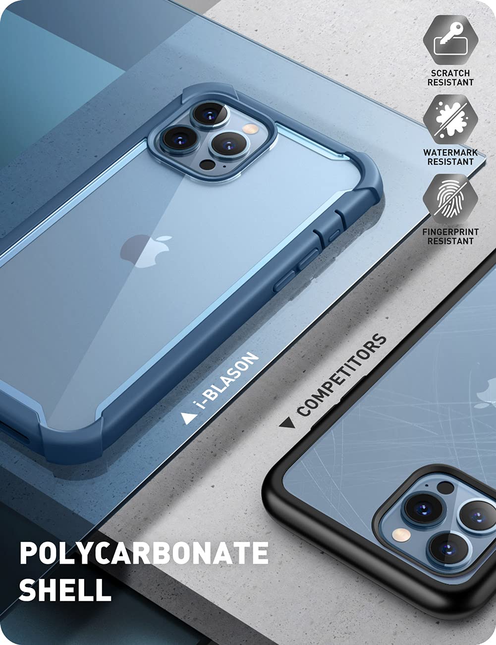 Foto 6 pulgar | Funda De Teléfono I-blason Ares Para Iphone 13 Pro De 6.1 Pulgadas Con Protector De Pantalla - Venta Internacional.