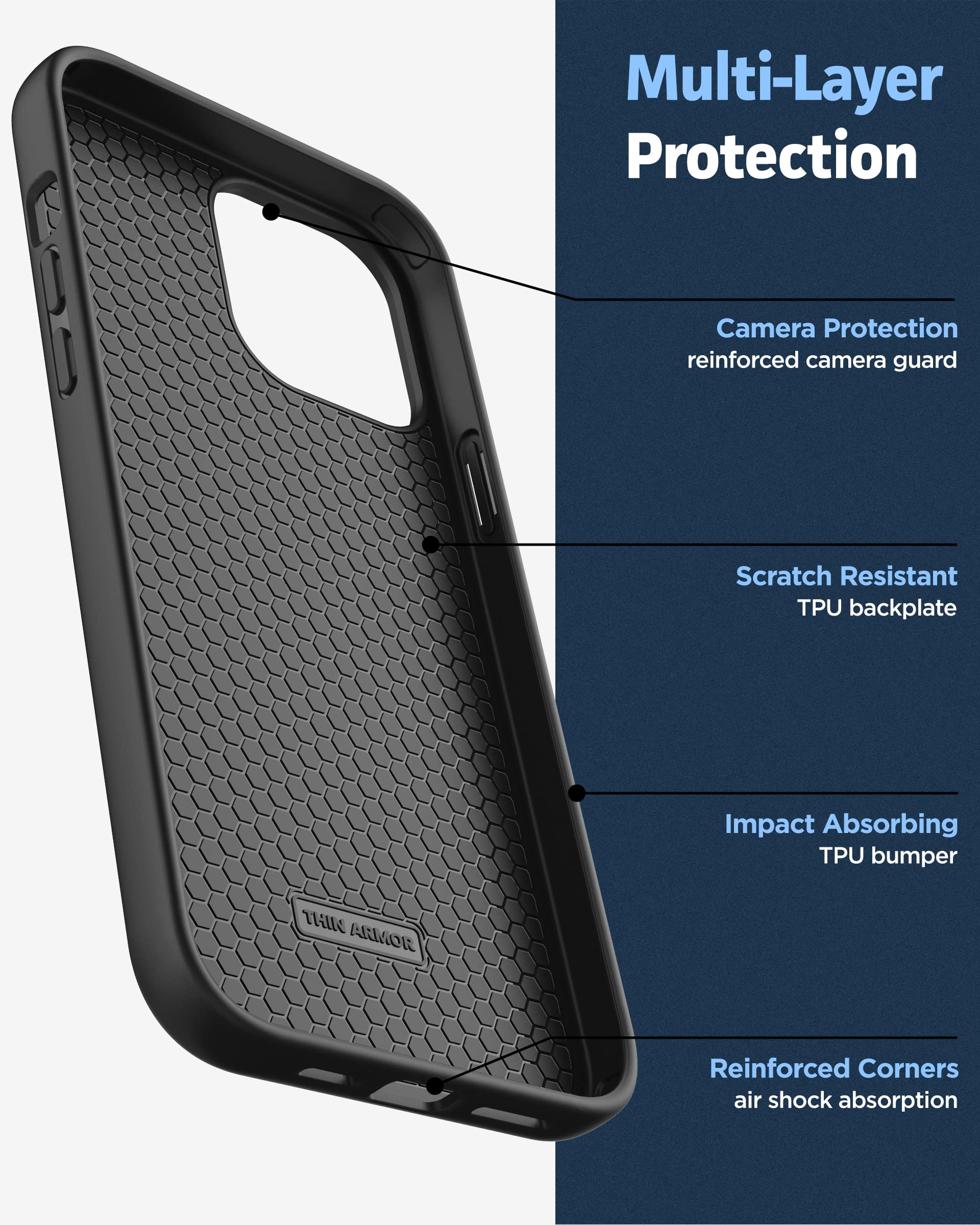 Foto 6 pulgar | Funda De Teléfono Con Carcasa Delgada Y Clip Para Cinturón Para Iphone 14 - Venta Internacional.