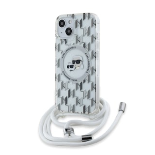 Foto 1 | Funda Karl Crossbody Monograma K&c Para Iphone 14 - Transparente