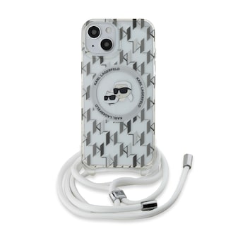 Foto 2 | Funda Karl Crossbody Monograma K&c Para Iphone 14 - Transparente