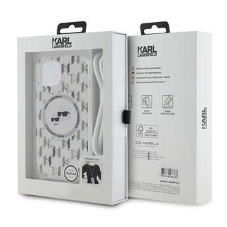 Foto 7 | Funda Karl Crossbody Monograma K&c Para Iphone 14 - Transparente
