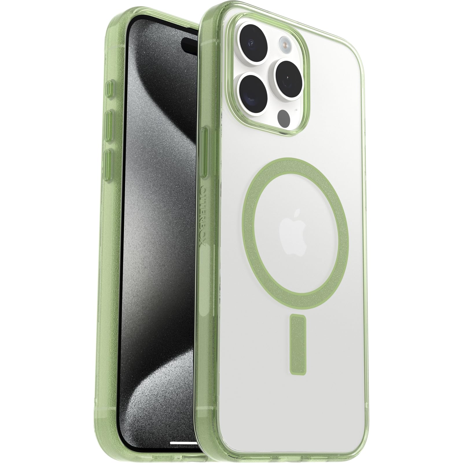 Foto 6 pulgar | Funda Para Teléfono Otterbox Clear Con Borde De Agarre Colorido Para Iphone 15 Pro Max - Venta Internacional.