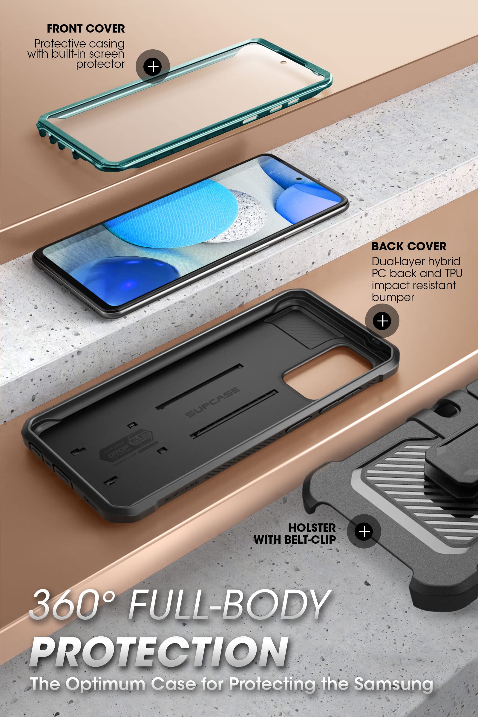 Foto 5 pulgar | Funda Para Teléfono Supcase Unicorn Beetle Pro Para Samsung Galaxy A53 5g - Venta Internacional.