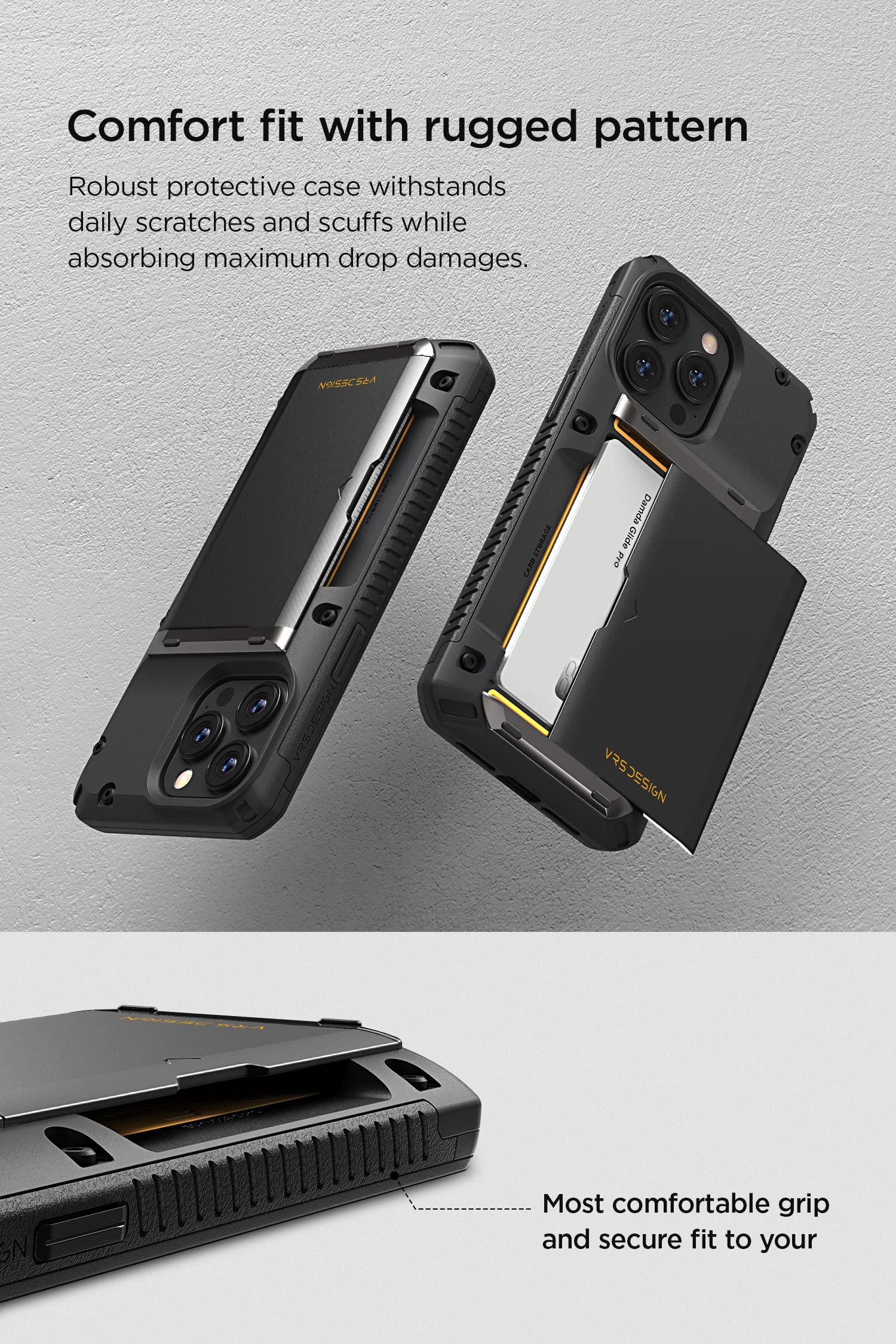 Foto 4 pulgar | Funda De Teléfono Vrs Design Damda Glide Pro Para Iphone 14 Pro Max - Venta Internacional.