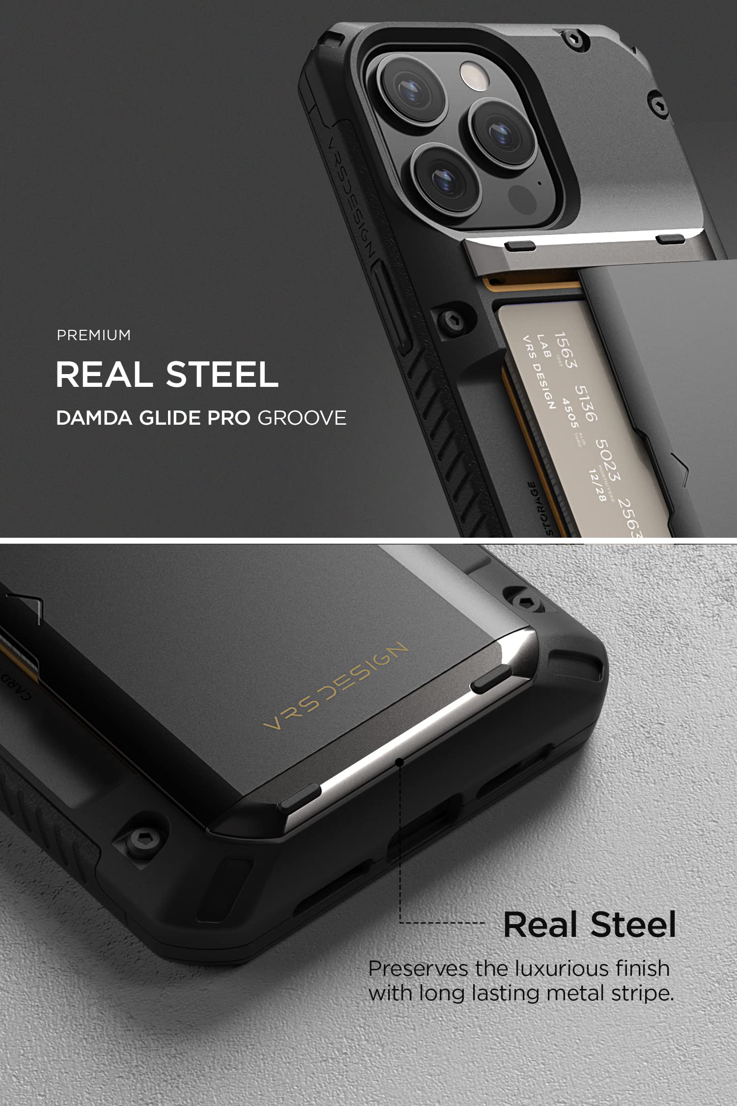 Foto 4 | Funda De Teléfono Vrs Design Damda Glide Pro Para Iphone 14 Pro Max - Venta Internacional.