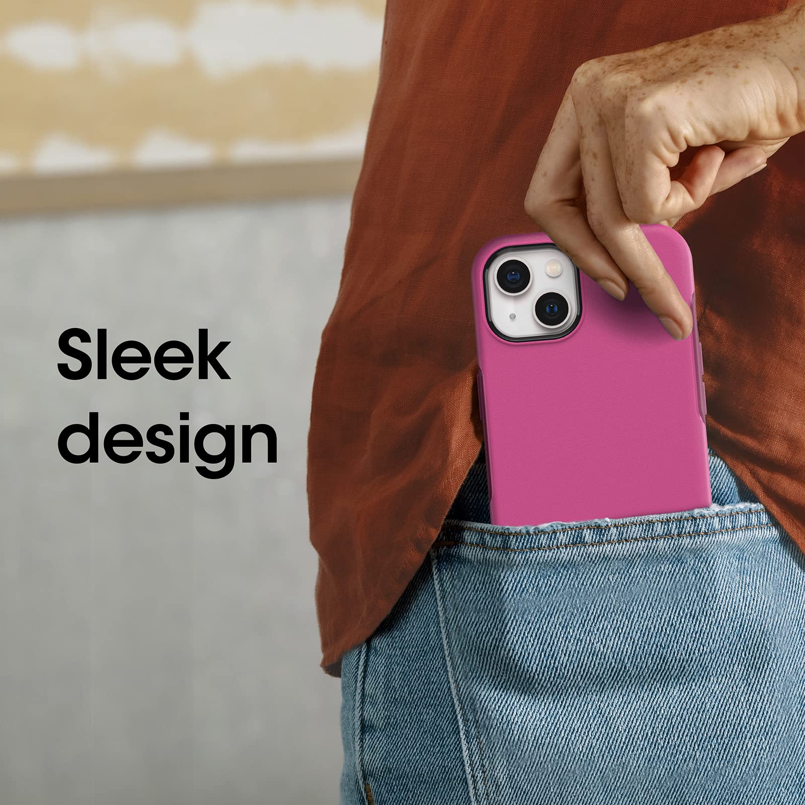 Foto 4 pulgar | Funda Otterbox Para Iphone 13 (solo) Symmetry Series Renaissance Pink - Venta Internacional.