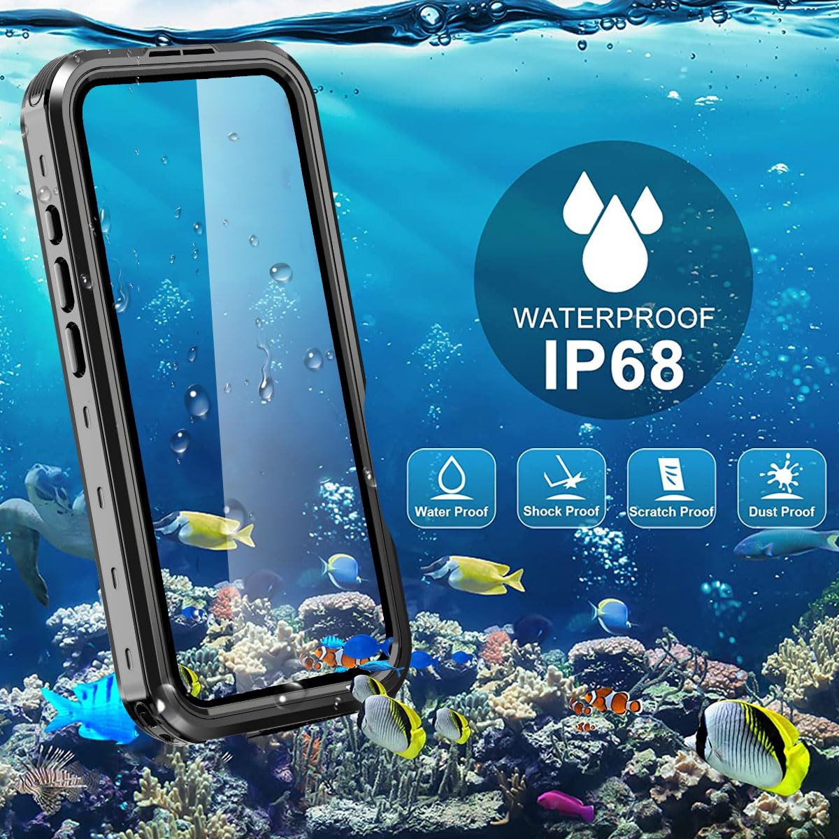 Foto 7 pulgar | Funda Impermeable Aicase Para Iphone 16 (6.1) Con Magsafe Ip68 - Venta Internacional.