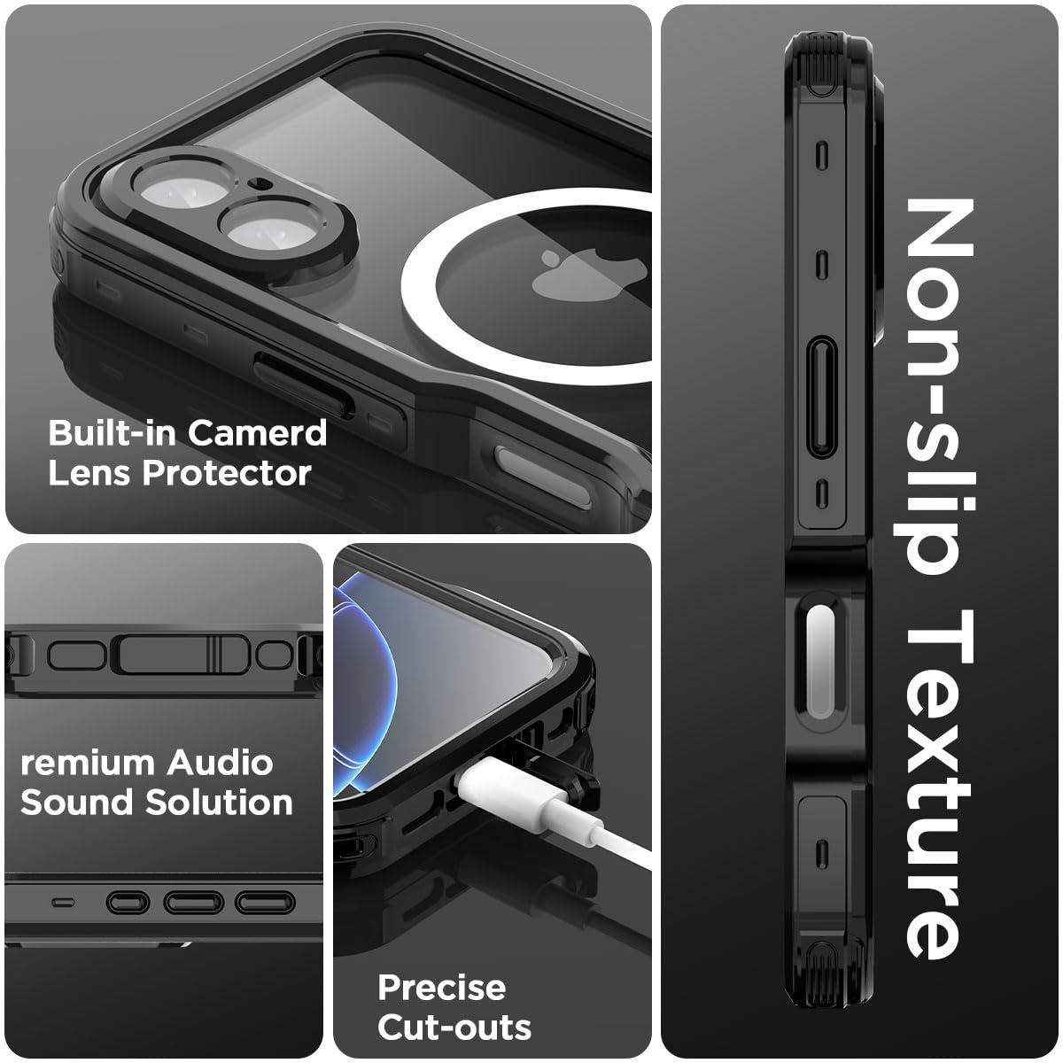 Foto 8 pulgar | Funda Impermeable Aicase Para Iphone 16 (6.1) Con Magsafe Ip68 - Venta Internacional.