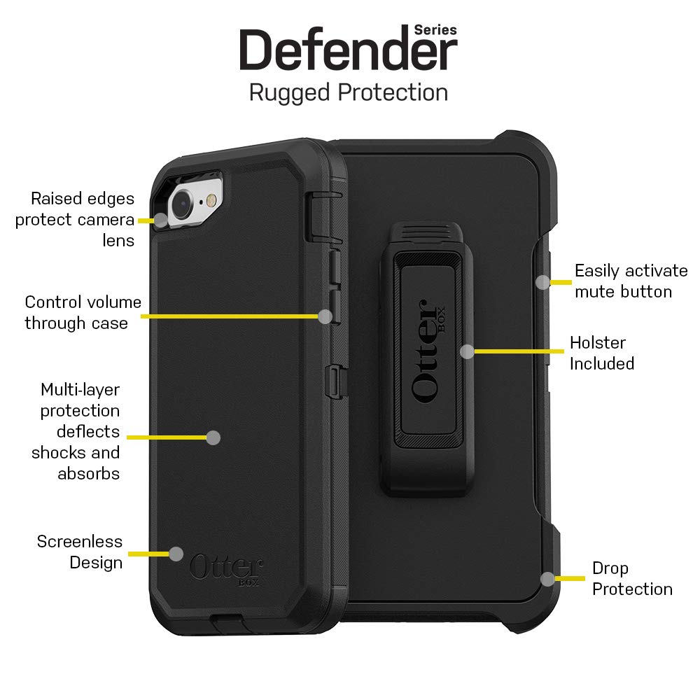 Foto 7 pulgar | Funda Otterbox Defender Series Para Iphone Se 3ª Y 2ª Generación, 8/7 - Venta Internacional.