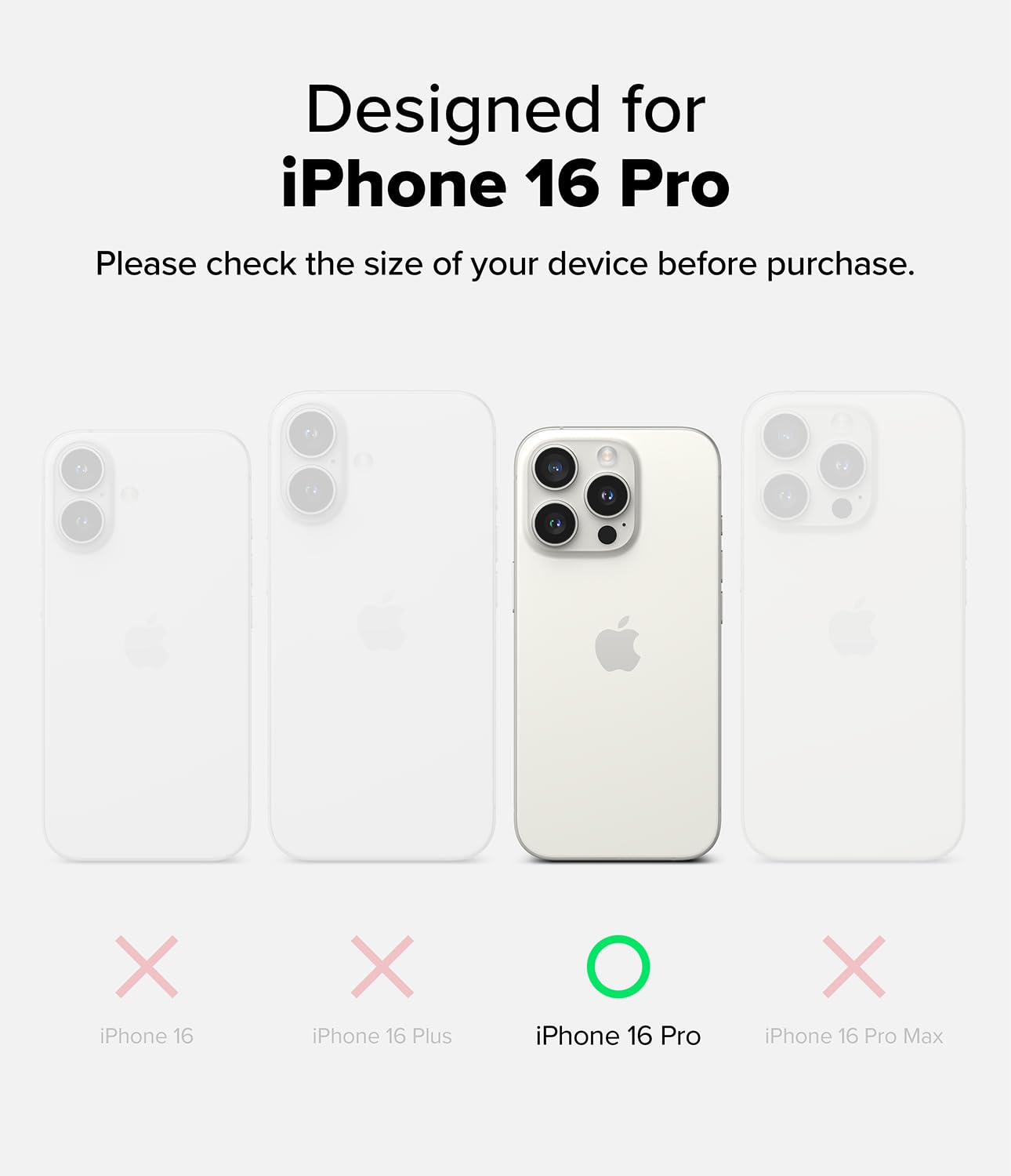 Foto 3 pulgar | Funda De Teléfono Ringke Onyx Compatible Con Iphone 16 Pro - Venta Internacional.