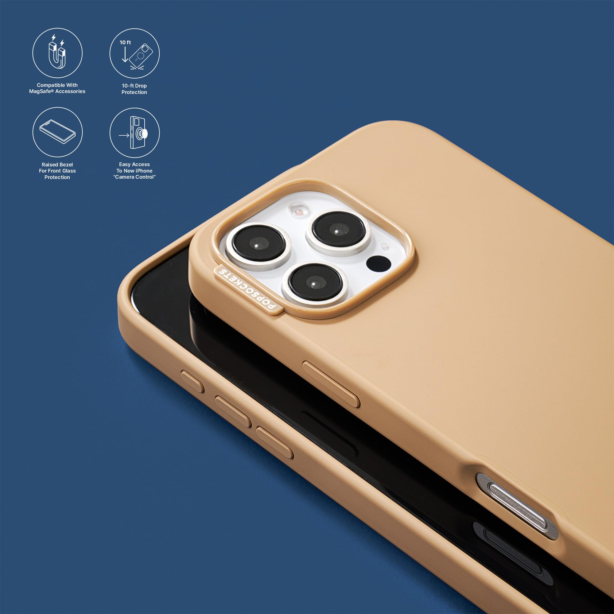 Foto 4 pulgar | Funda De Teléfono Popsockets Para Iphone 16 Pro Max Compatible Con Magsafe - Venta Internacional.