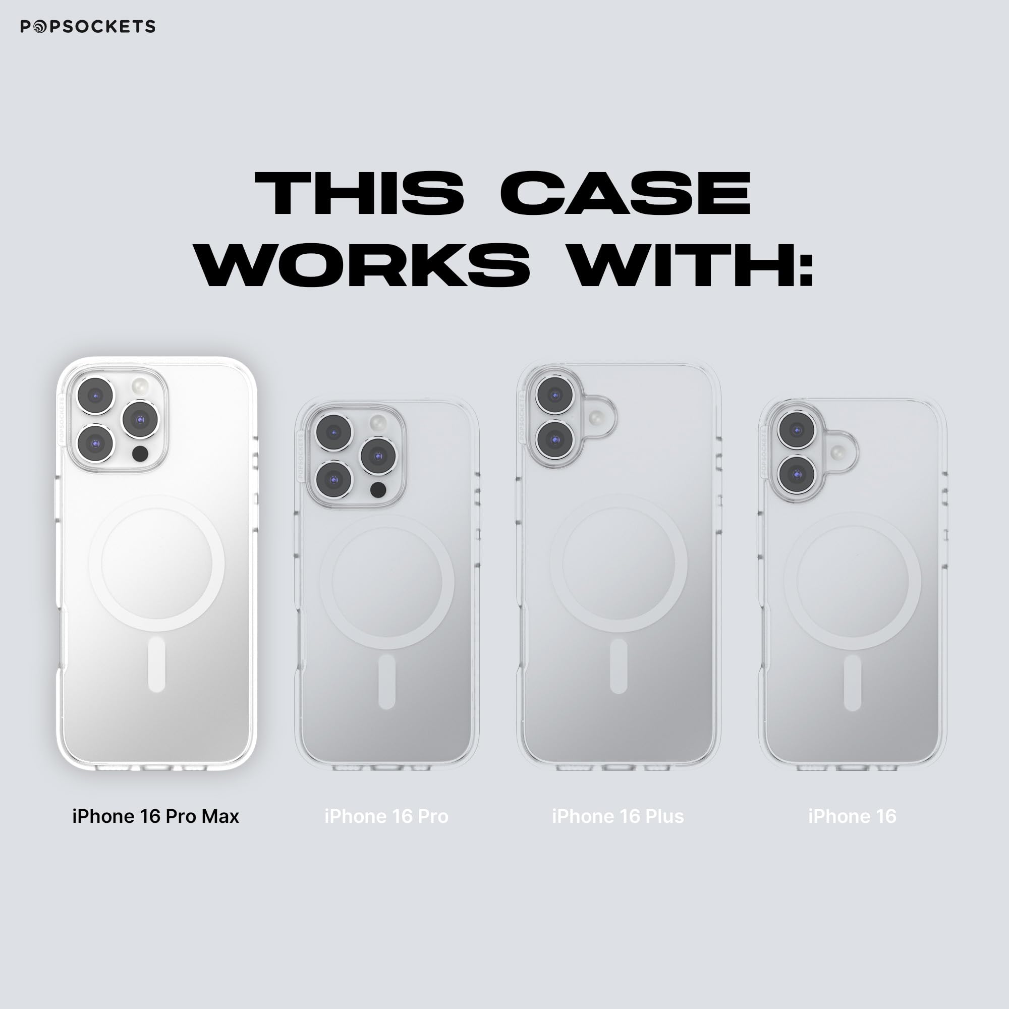 Foto 8 pulgar | Funda De Teléfono Popsockets Para Iphone 16 Pro Max Compatible Con Magsafe - Venta Internacional.