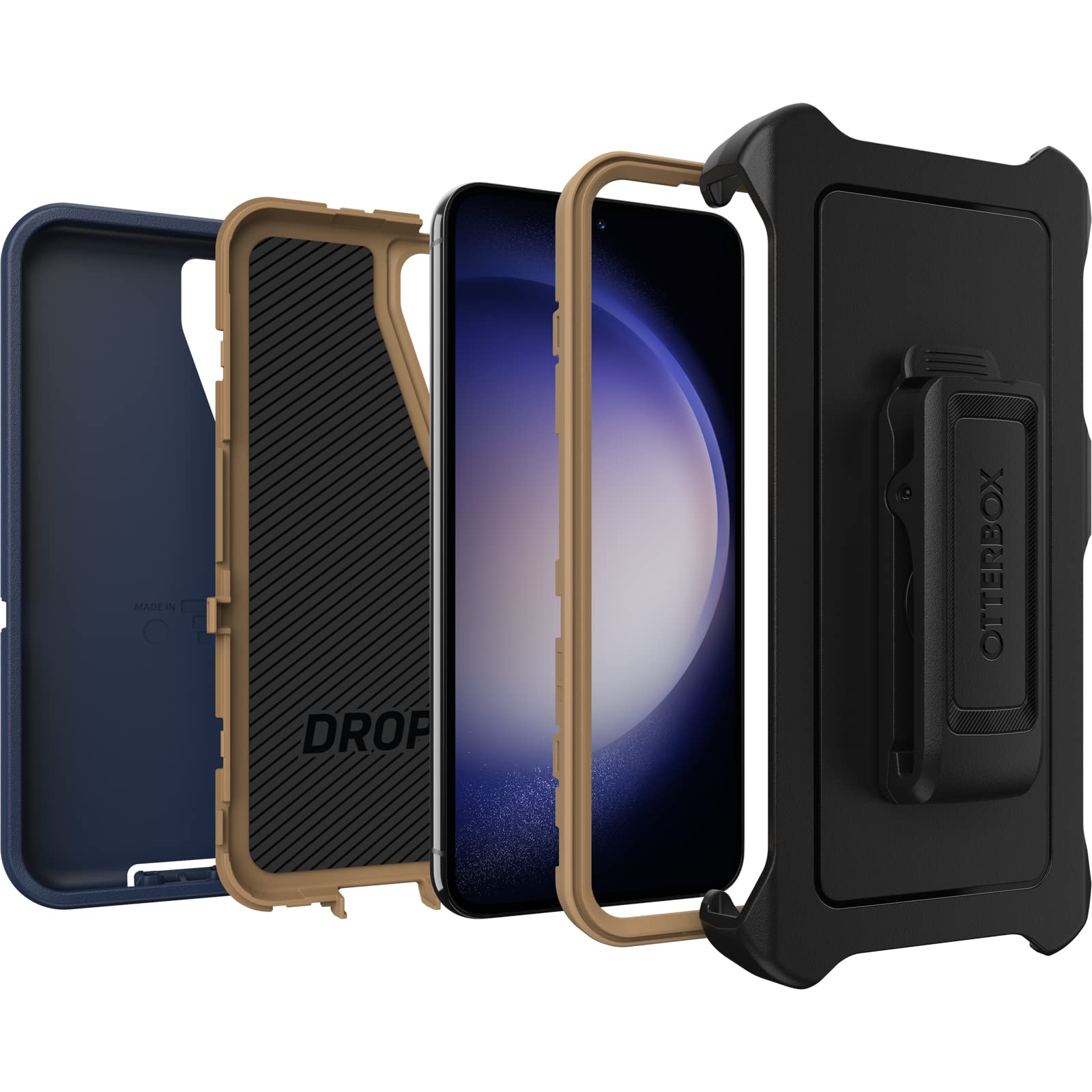 Foto 5 pulgar | Funda Otterbox Defender Series Para Galaxy S23 Blue Suede - Venta Internacional.