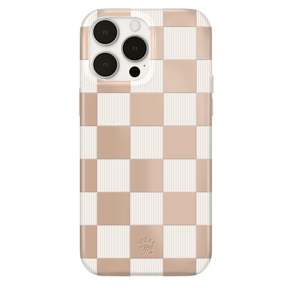 Funda Velvet Caviar Para Iphone 14 Pro Max A Cuadros Desnudo/blanco - Venta Internacional.