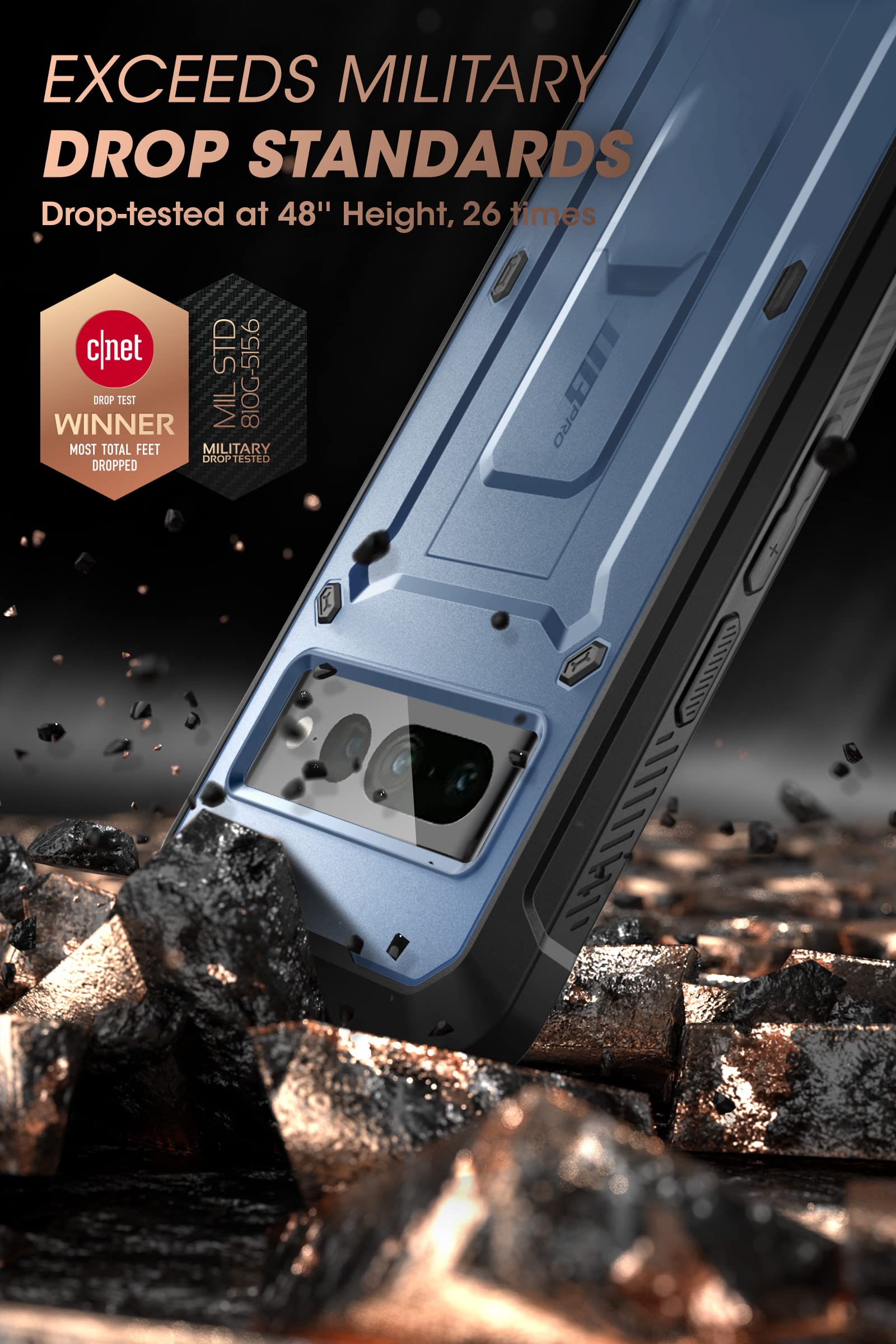 Foto 4 pulgar | Funda Supcase Unicorn Beetle Pro Series Para Google Pixel 7 Pro - Venta Internacional.