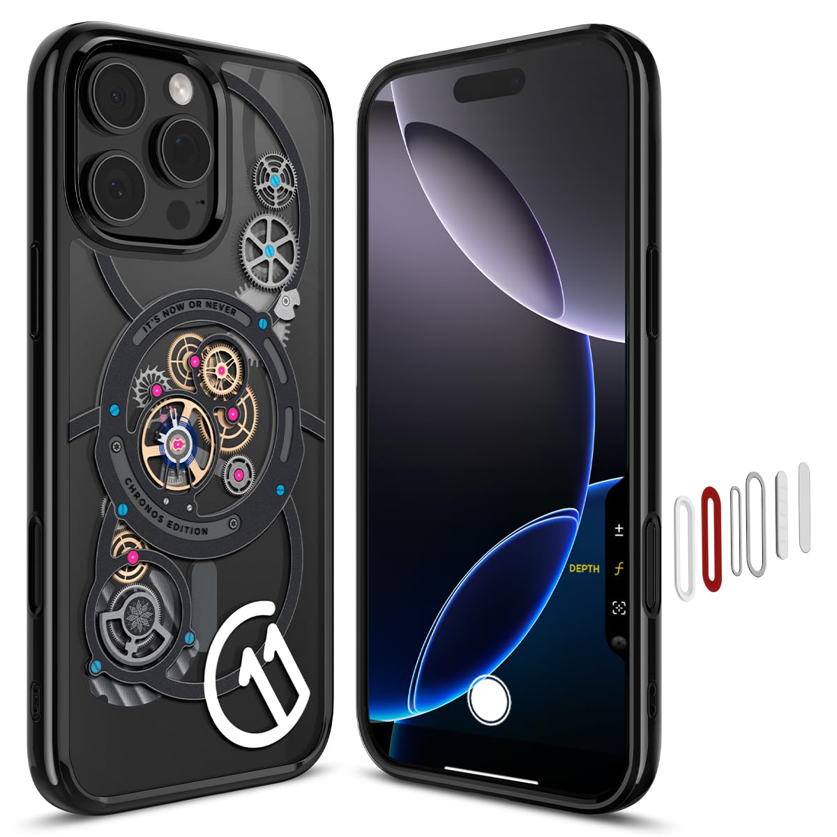 Foto 2 pulgar | Funda Spigen Ultra Hybrid T Magfit para iPhone 16 Pro C11 Chronos - Venta Internacional